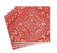 Annika Red Cocktail Napkins