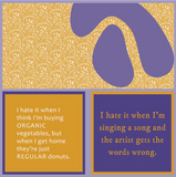 Words Wrong | Reversible Cocktail Napkins