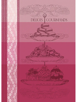 Delices Gourmands Rose Kitchen Towel