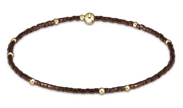 Extends 7.5" Hope Unwritten Bracelet | Metallic Bronze