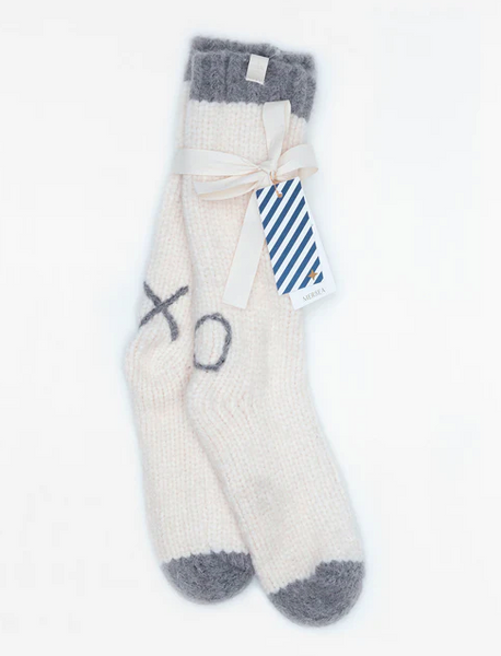 Icon Slipper Socks | Winter + Grey