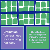 Cremation + Body Part | Reversible Cocktail Napkins