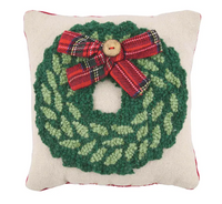 Wreath Mini Hook Pillow