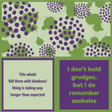 Grudges | Reversible Cocktail Napkins