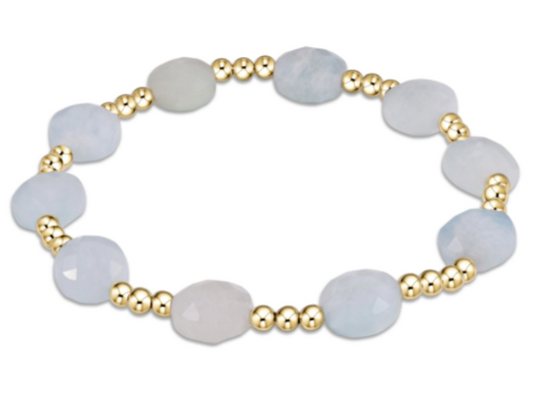 Admire Gold Bracelet | Aquamarine