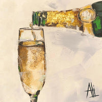 The Art of Champagne Cocktail Napkins