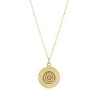 Gold Athena Charm Necklace | 16 inch