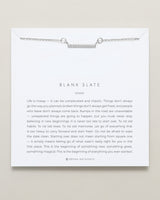 Blank Slate Necklace | Silver