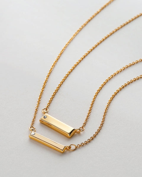 Through Thick & Thin Necklace Set | Gold