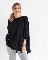 Catalina Crewneck Sweater | Black