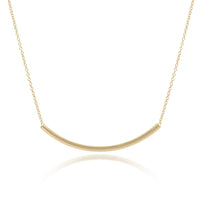 Gold Bliss Bar Necklace | 16 inch