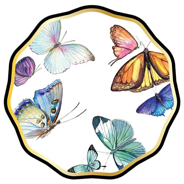 Butterfly | Wavy Salad Plates | Sophistiplate