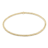 Classic Gold Bead Bracelet | 2mm