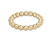 Classic Gold 3mm Bead Ring | Size 6