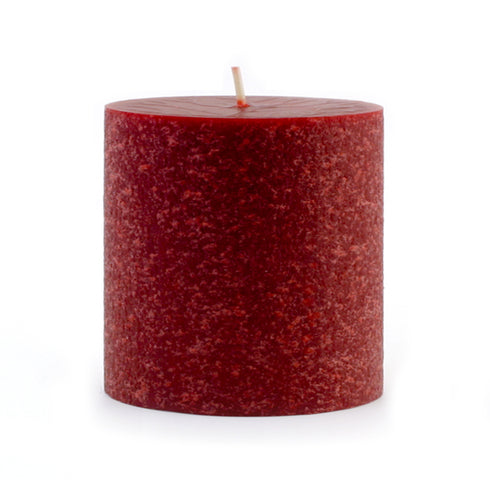 Garnet Pillar Candle | 3x3