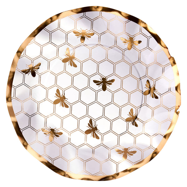Honeybee | Wavy Salad Plate | Sophistiplate