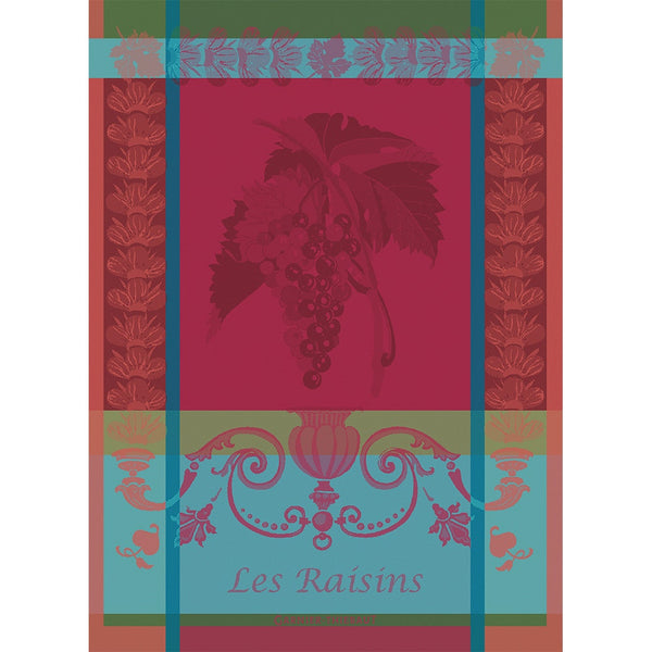 Les Raisins Lie De Vin Kitchen Towel