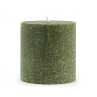 Olive Pillar Candle | 3x3