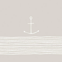 Pure Anchor Taupe Cocktail Napkins