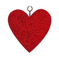 Red Glitter Heart | Mini Gallery Charm