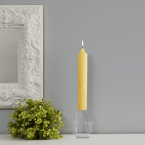 9" Yellow Collenette Candle